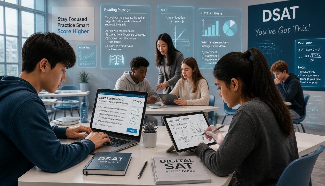 DSAT Math Strategies: How to Solve Problems Faster and Smarter