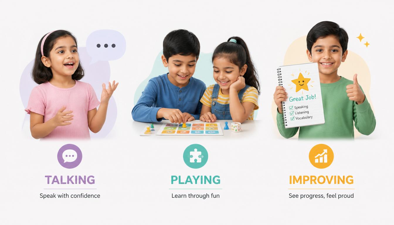Why Talking, Playing, and Improving Are the Keys to Children’s Success in English